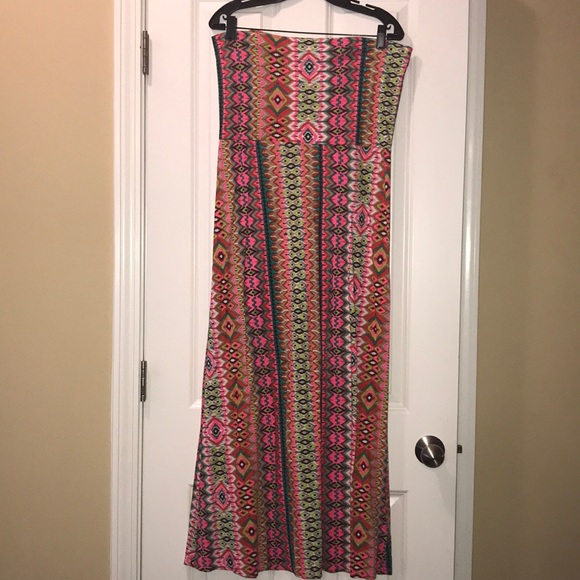 Colorful Roxy Maxi Skirt - Picture 1 of 5